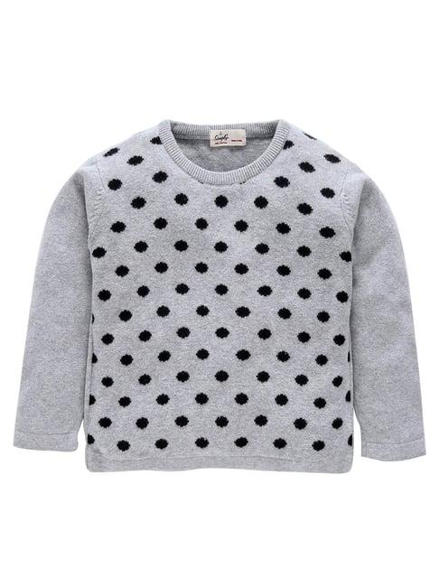 simply kids grey printed sweatshirt