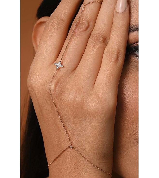 simsum jewellery rose diamond star ringslet