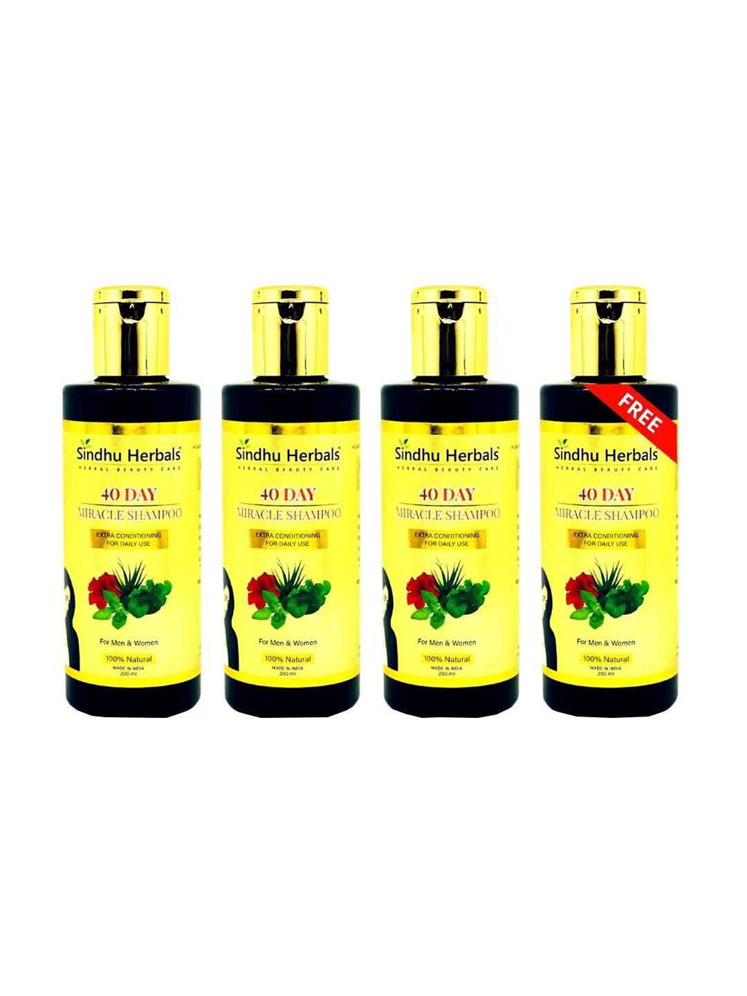 sindhu herbals buy 3 40-day miracle shampoos and get 1 shampoo free