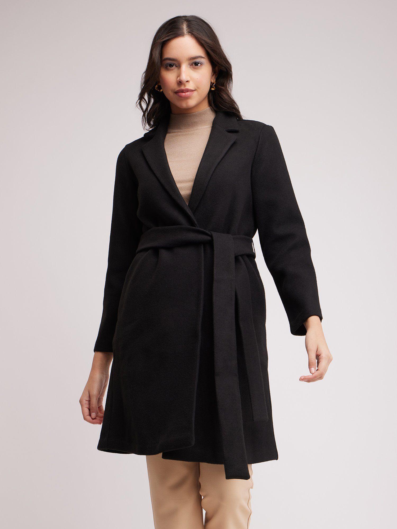 single breasted overcoat - black (set of 2)