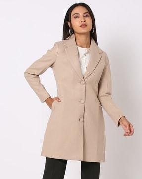 single-breasted trench coat