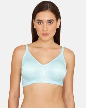 single layered non-wired non-padded 3/4th coverage super support bra