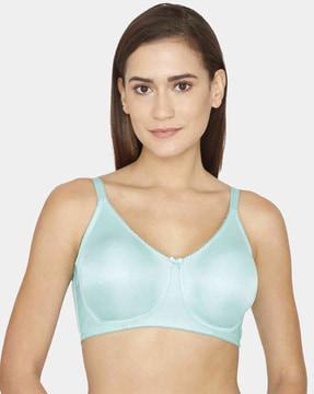 single layered non-wired non-padded 3/4th coverage super support bra