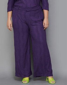 single-pleated pants with insert pockets