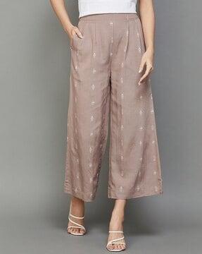 single-pleated pants with insert pocktes
