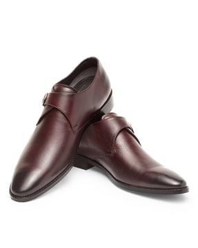 single-strap monks formal shoes