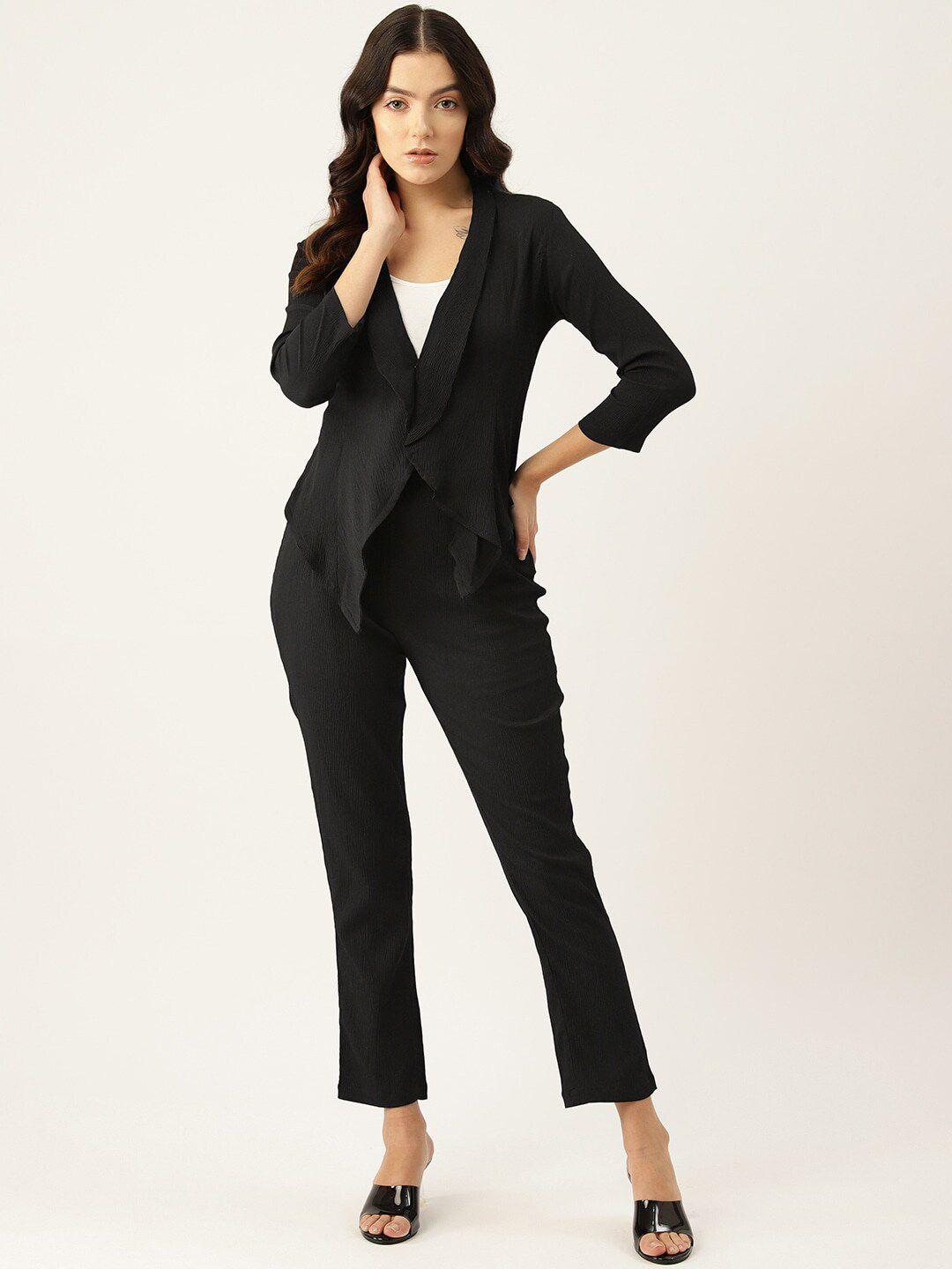 sirikit v-neck long sleeves top with trousers