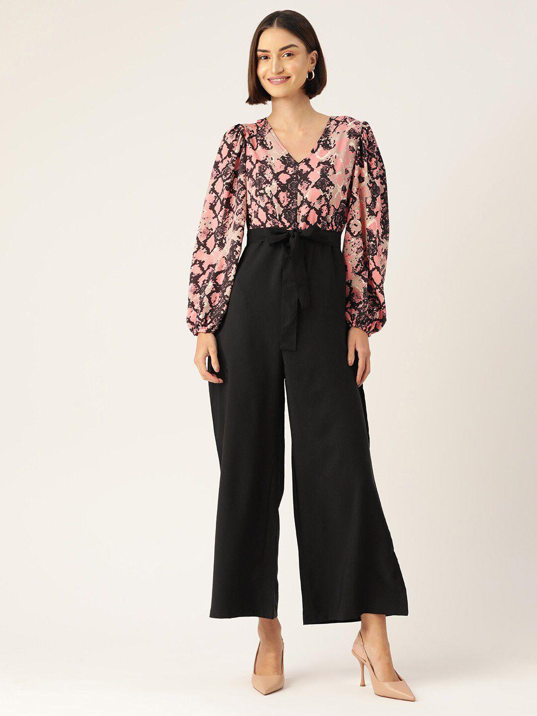 sirikit floral printed culotte jumpsuit