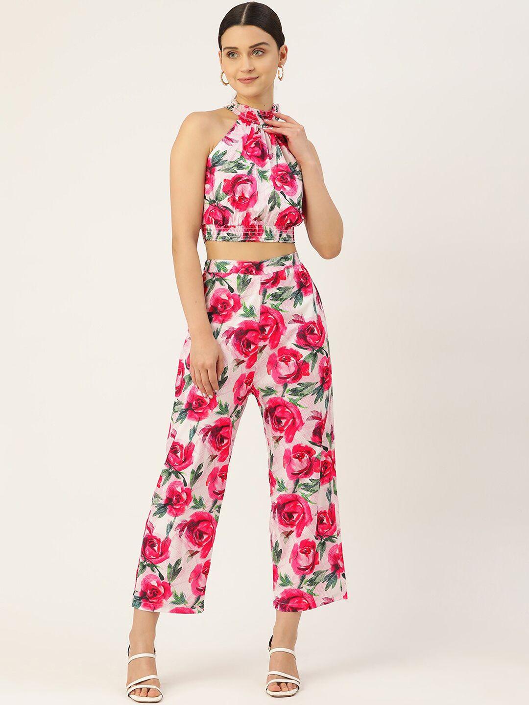 sirikit printed top and trousers co-ords