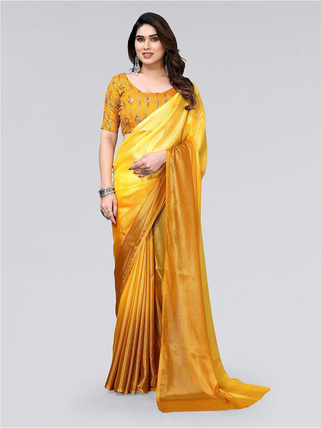 siril dyed ombre saree