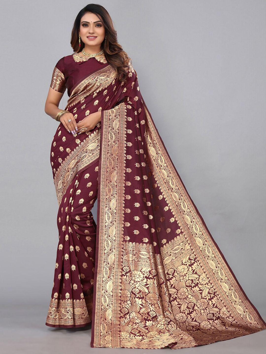 siril woven design zari banarasi saree