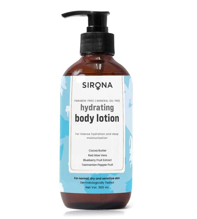 sirona hydrating body lotion for men & women - 300 ml