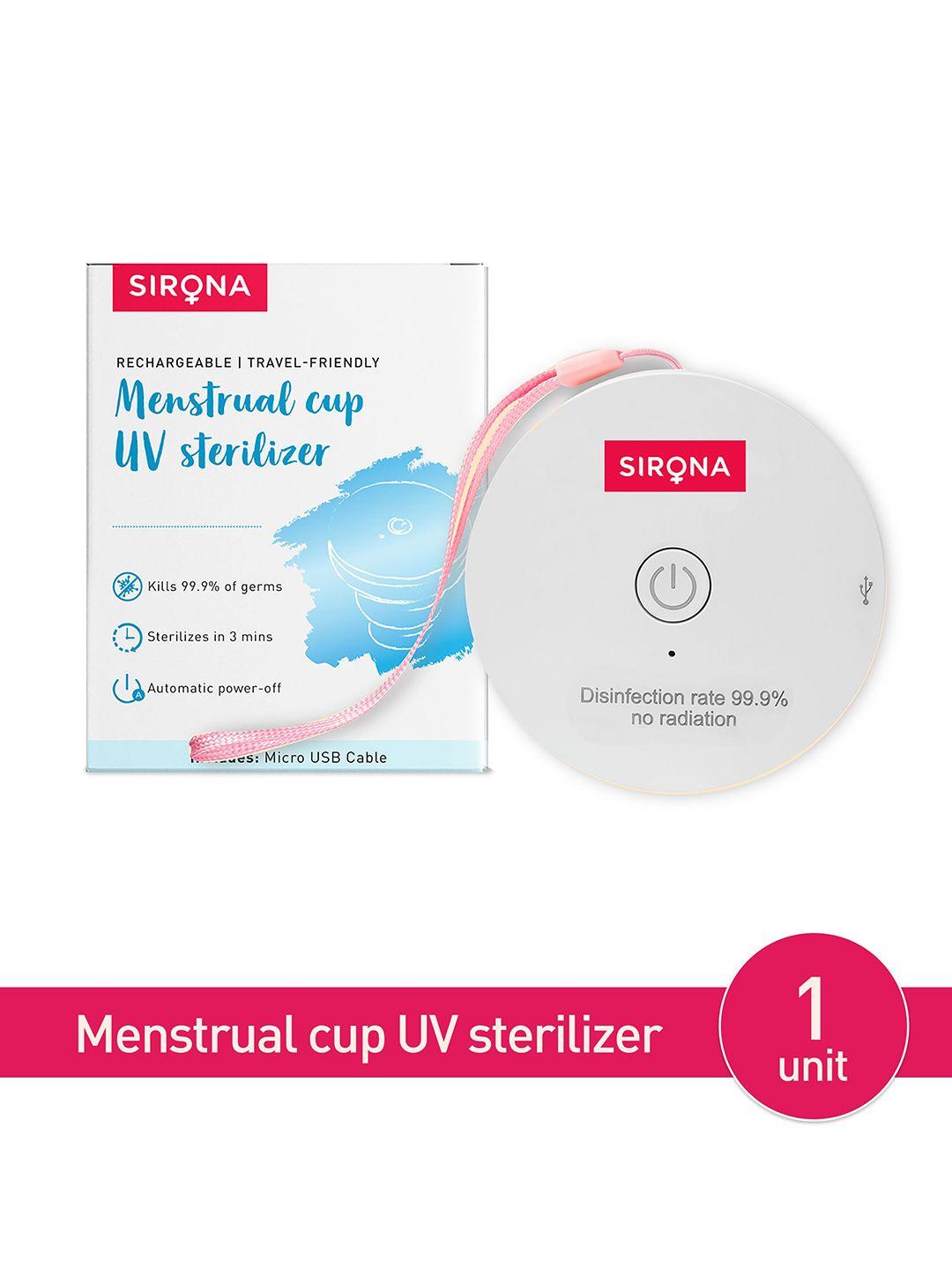 sirona menstrual cup uv sterilizer - pink