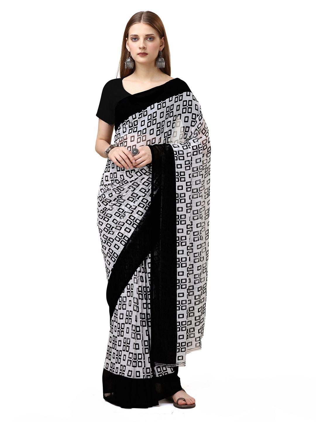 sitanjali geometric printed saree