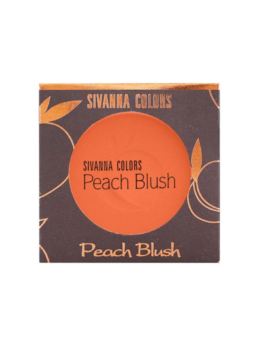sivanna colors professional peach matte long lasting blush 20 g - shade hf6017 08