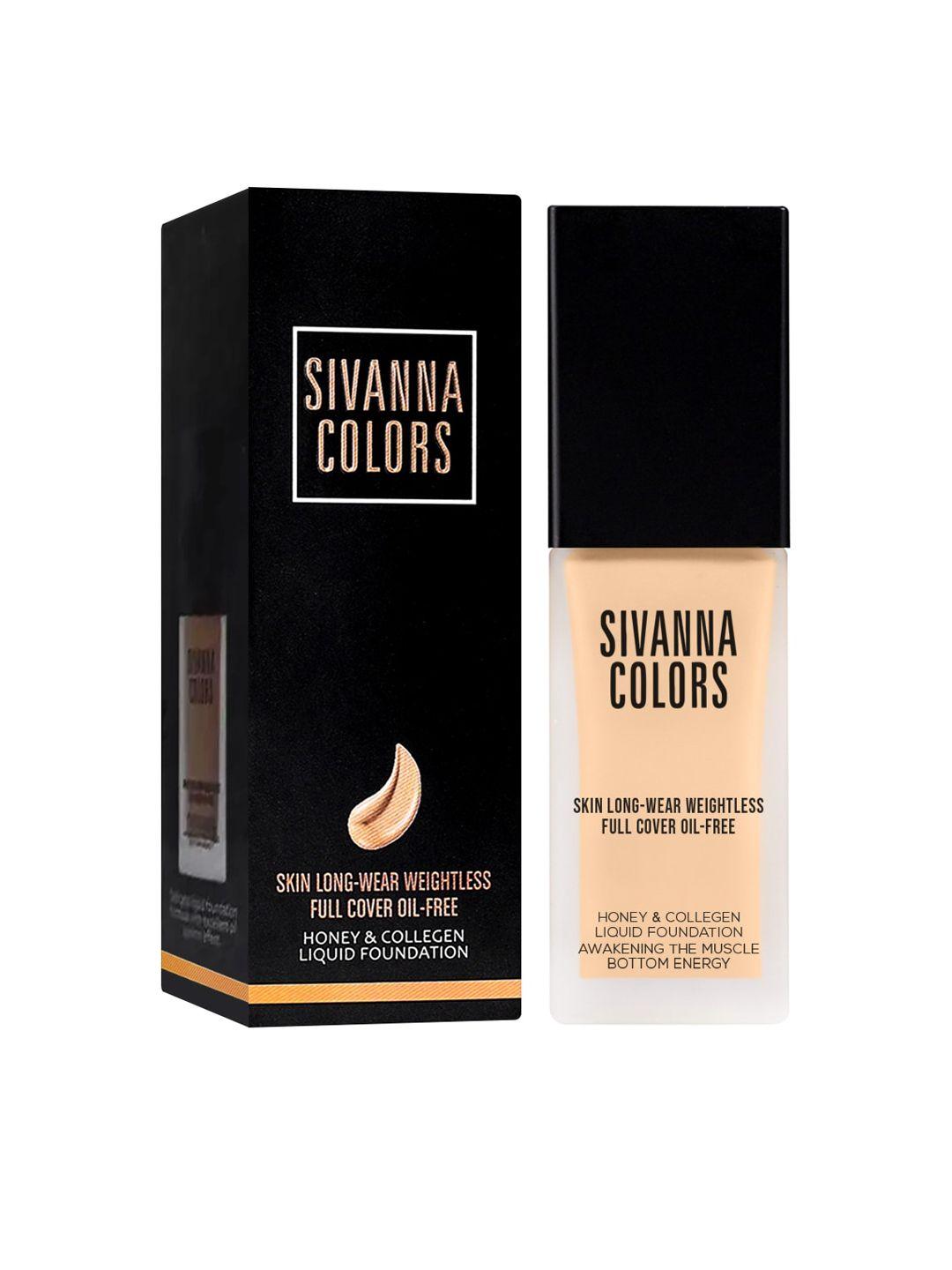 sivanna colors honey & collagen liquid foundation - hf4012 01