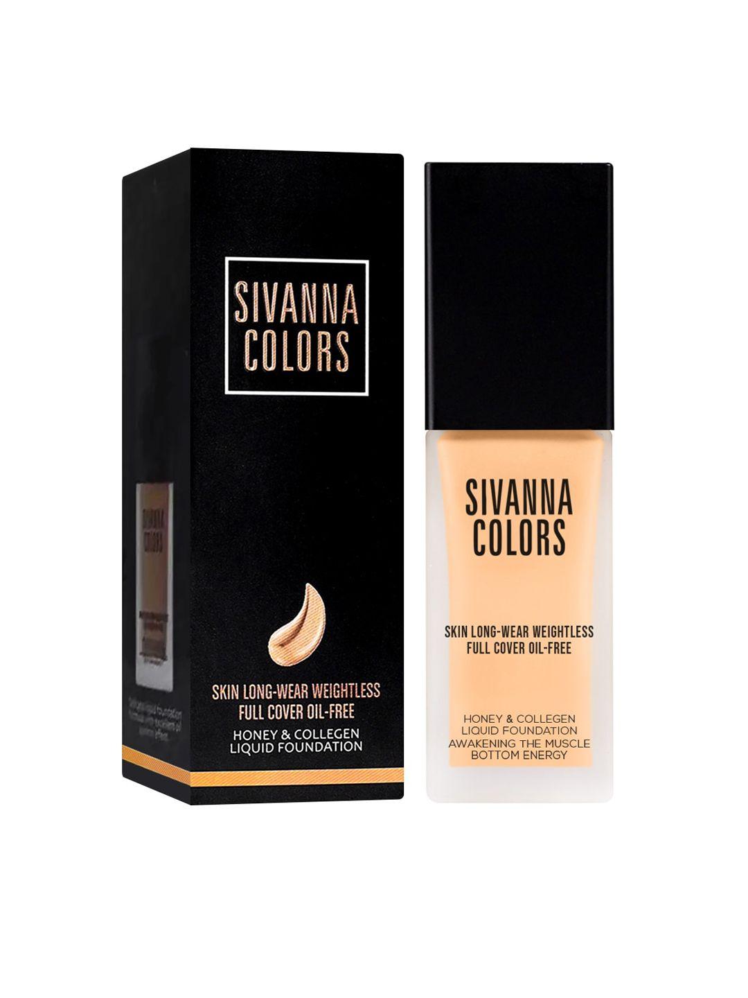 sivanna colors honey & collagen liquid foundation hf4012 03