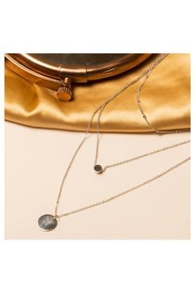 sizzling multi-layered silver necklace