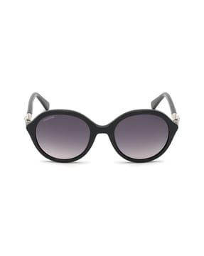 sk0228 51 01b full-rim circular sunglasses