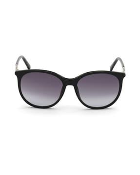 sk0293-h 57 01b uv-protected circular sunglasses