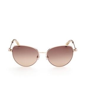 sk0330 57 28f uv-protected circular sunglasses