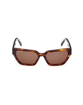 sk0348 53 52e uv-protected cat-eye sunglasses