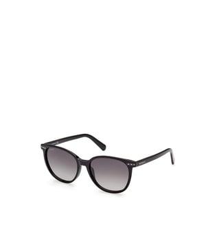 sk0354 53 01b uv-protected circular sunglasses