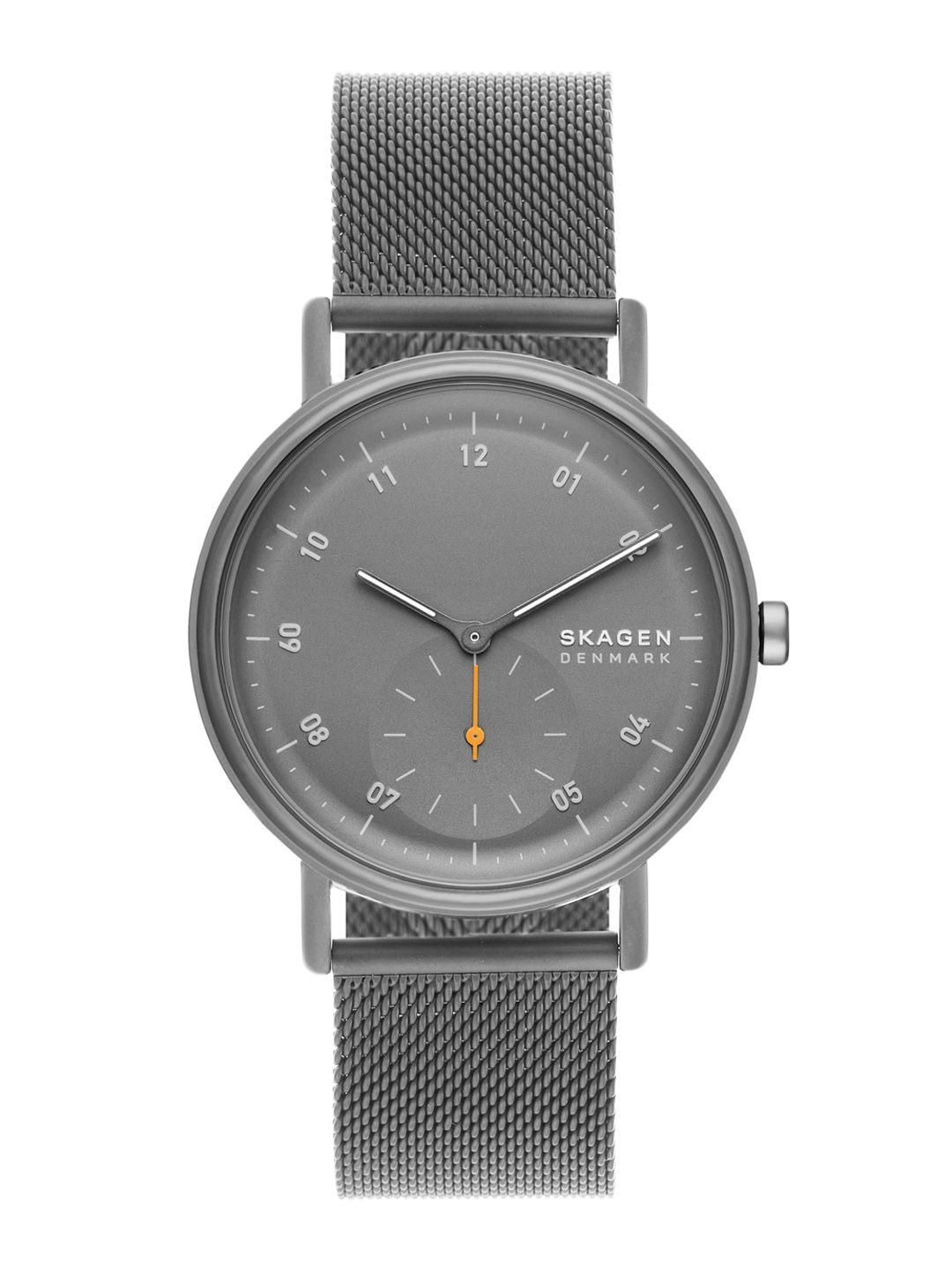 skagen men dial & stainless steel straps analogue watch skw6891