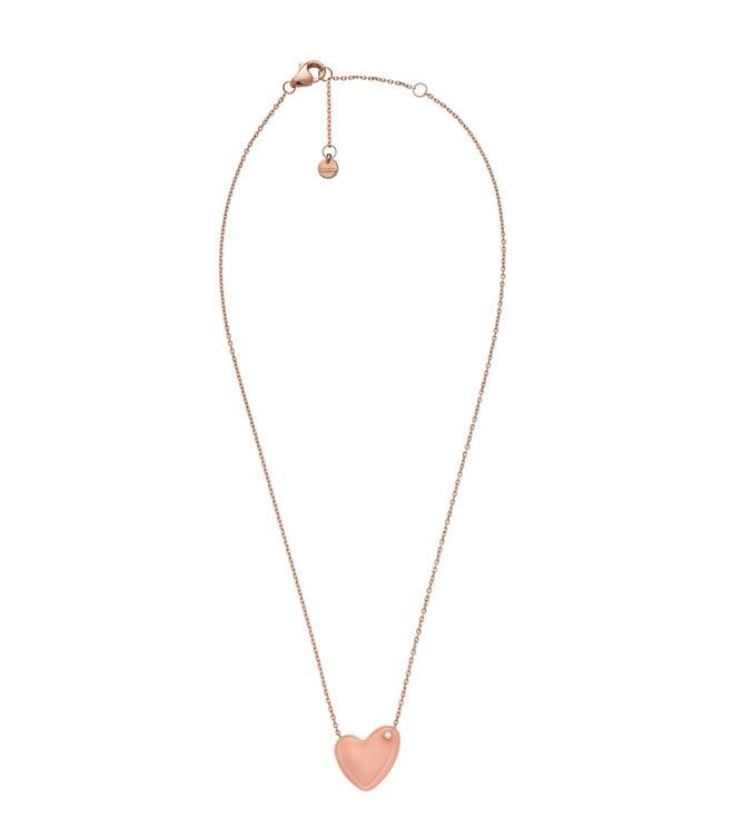 skagen rose gold sofie sea glass casual necklace