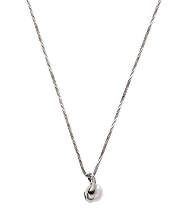 skagen silver agnethe necklace