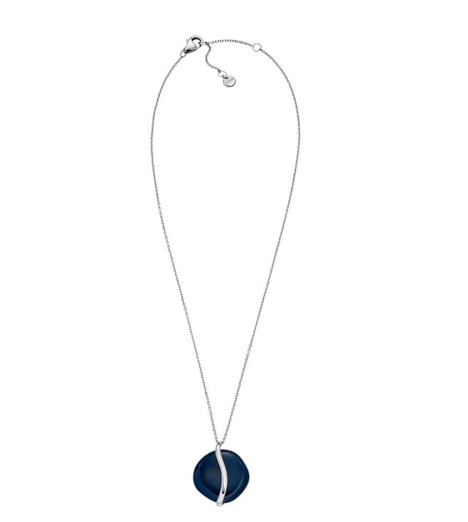 skagen silver sofie sea glass casual necklace