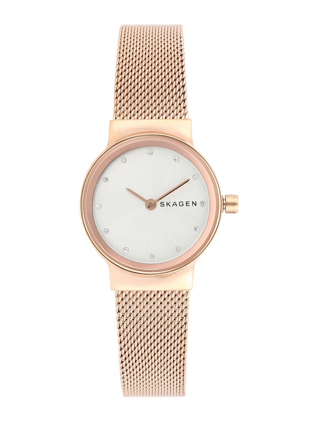 skagen women white analogue watch skw2665