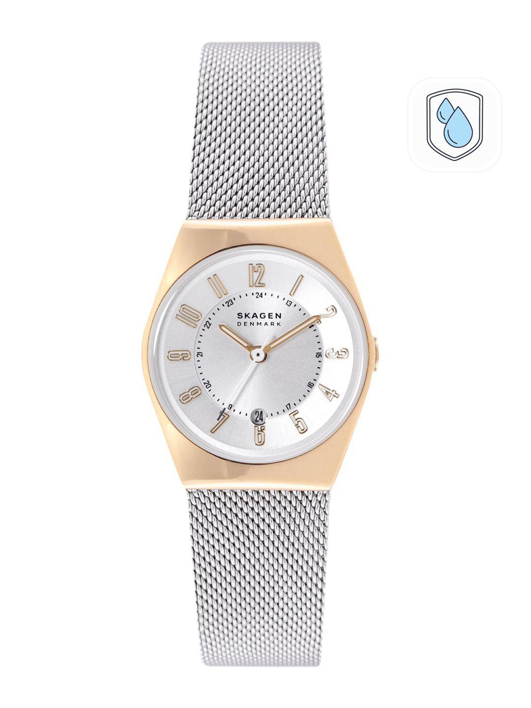 skagen women white analogue watch skw3051