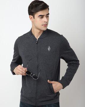 skech-knits ultra go heathered track jacket