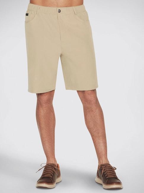 skechers khaki regular fit shorts