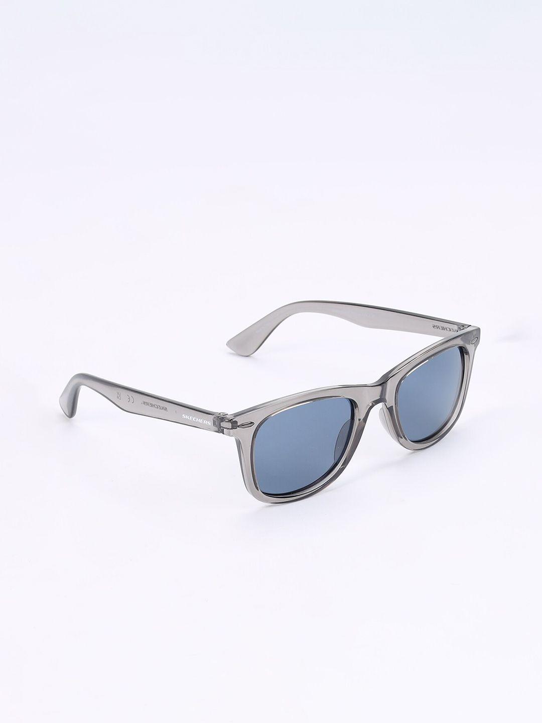 skechers men wayfarer sunglasses with uv protected lens -se8097 51 20