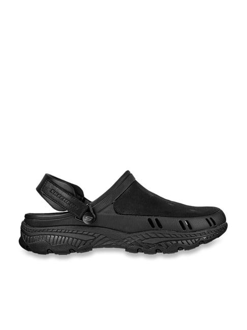 skechers men's creston ultra - adventure black lifestyle sandals