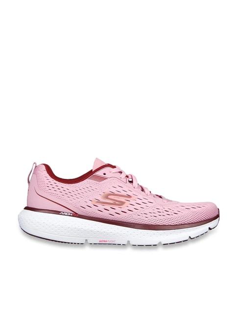 skechers women's go run pure 3 pink running shoes