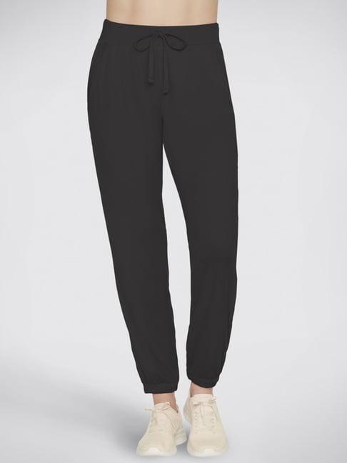 skechers black high rise joggers