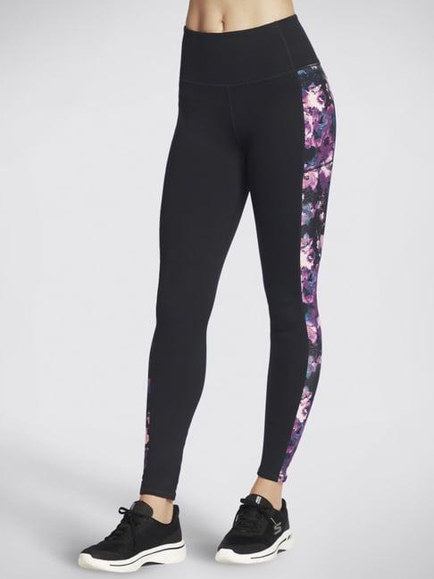 skechers black printed leggings