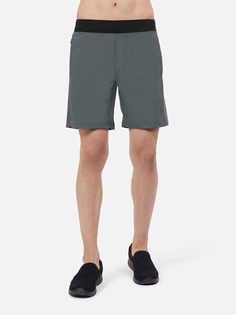 skechers charcoal regular fit sports shorts