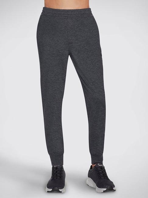 skechers dark grey slim fit sports trackpants