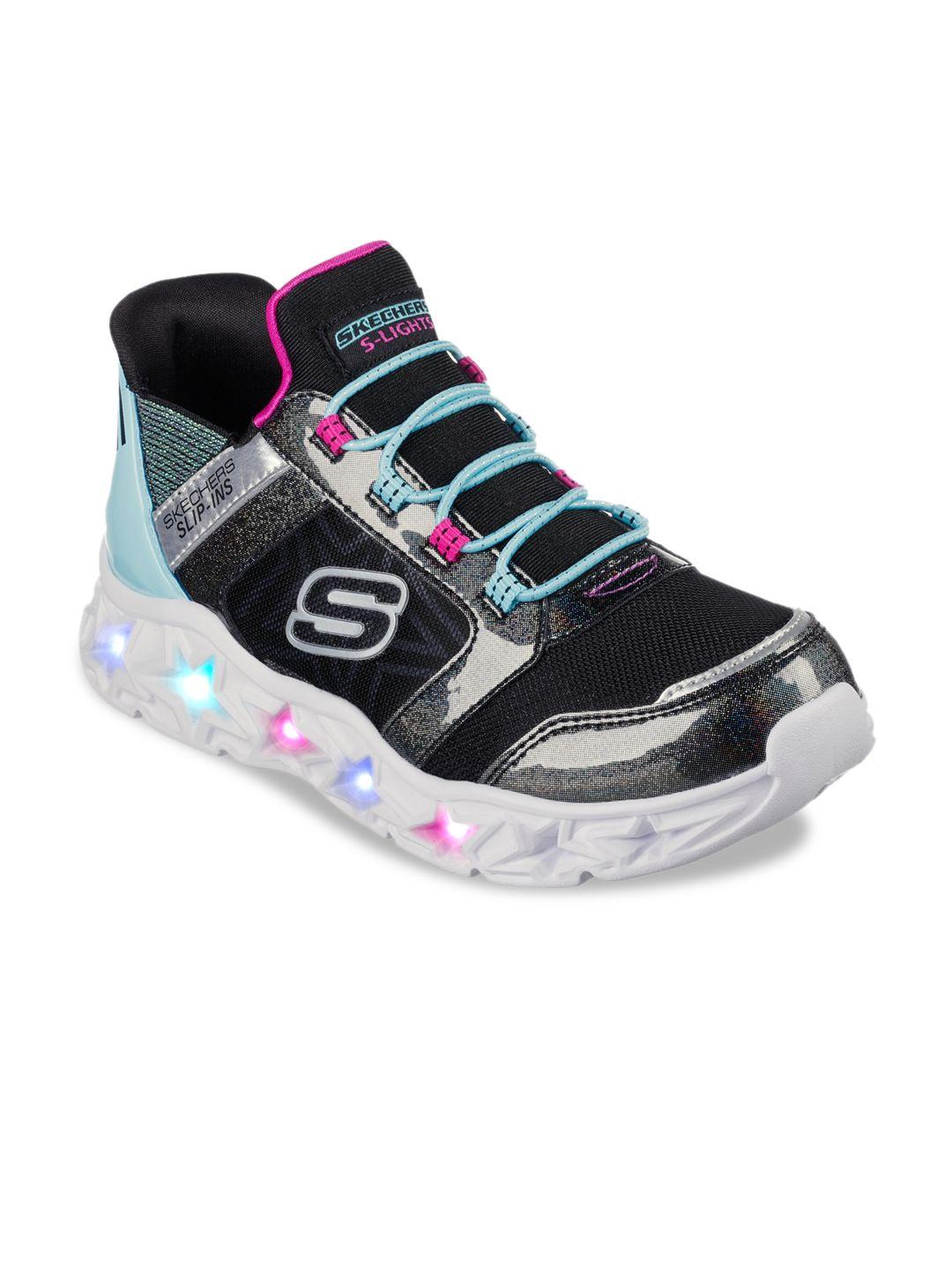 skechers girls galaxy lights - bright cosmic casual sneakers
