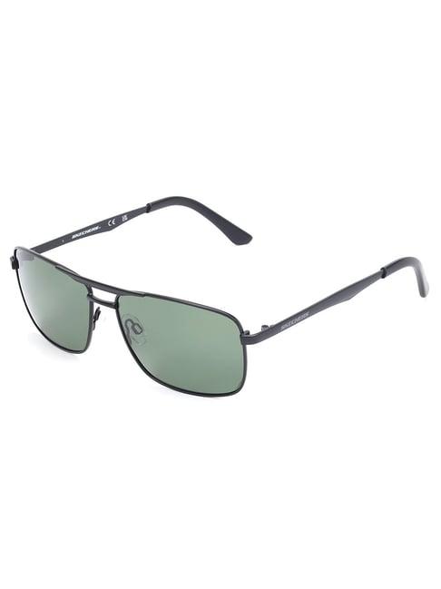 skechers green aviator sunglasses for men