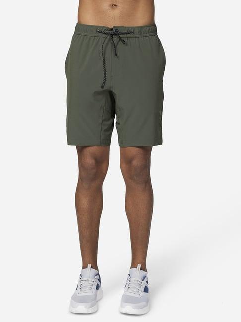 skechers green regular fit shorts