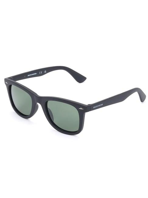 skechers green wayfarer uv protection sunglasses for men