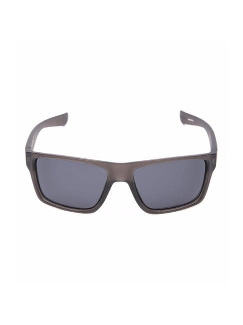 skechers grey square sunglasses for men