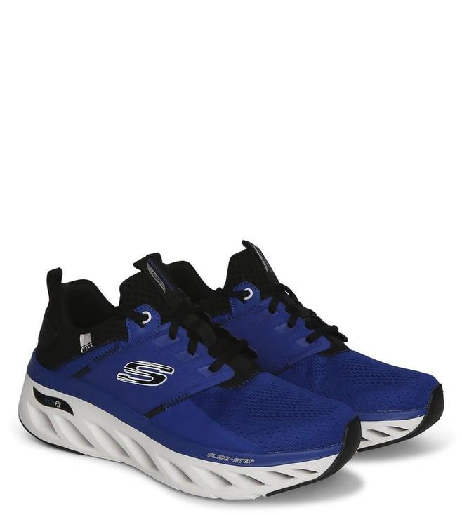 skechers men's blue sneakers