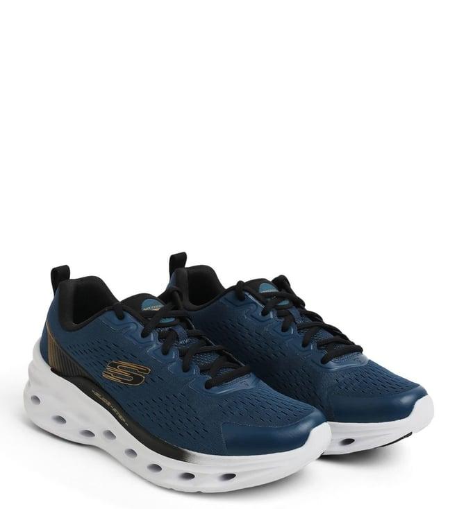 skechers men's blue sneakers