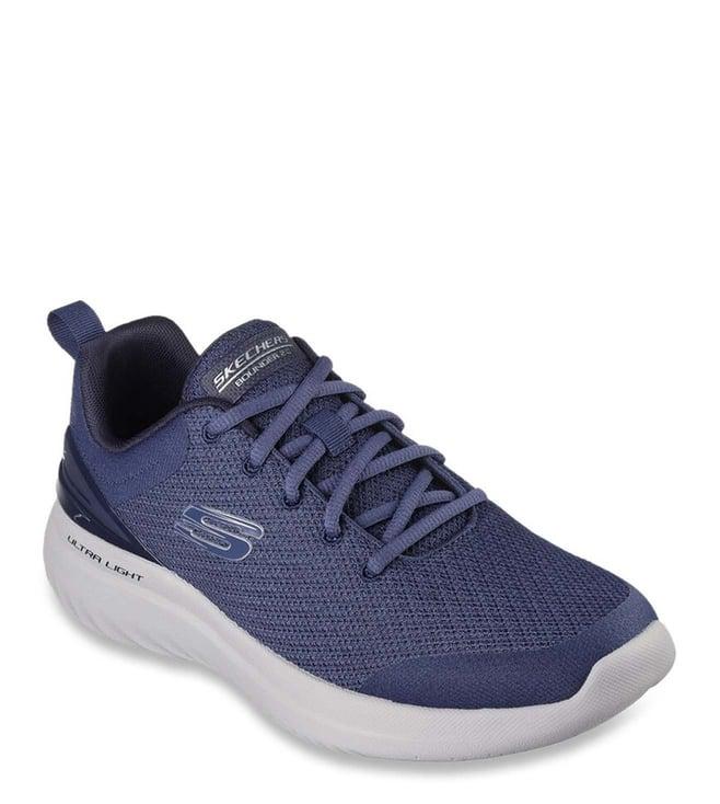 skechers men's bounder 2.0 navy sneakers